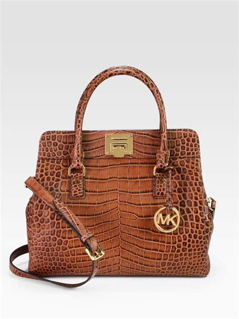 michael kors handbags crocodile leather